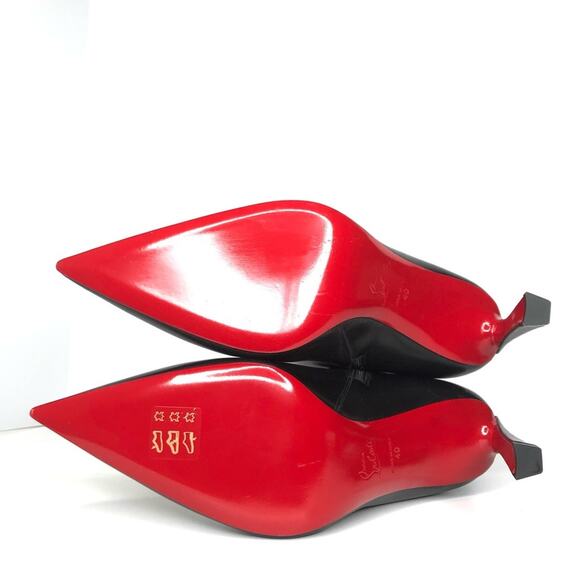 Christian Louboutin Condora Botta 85 Knee High Heeled Pointed Toe Tall Boots 40 - Picture 7 of 8